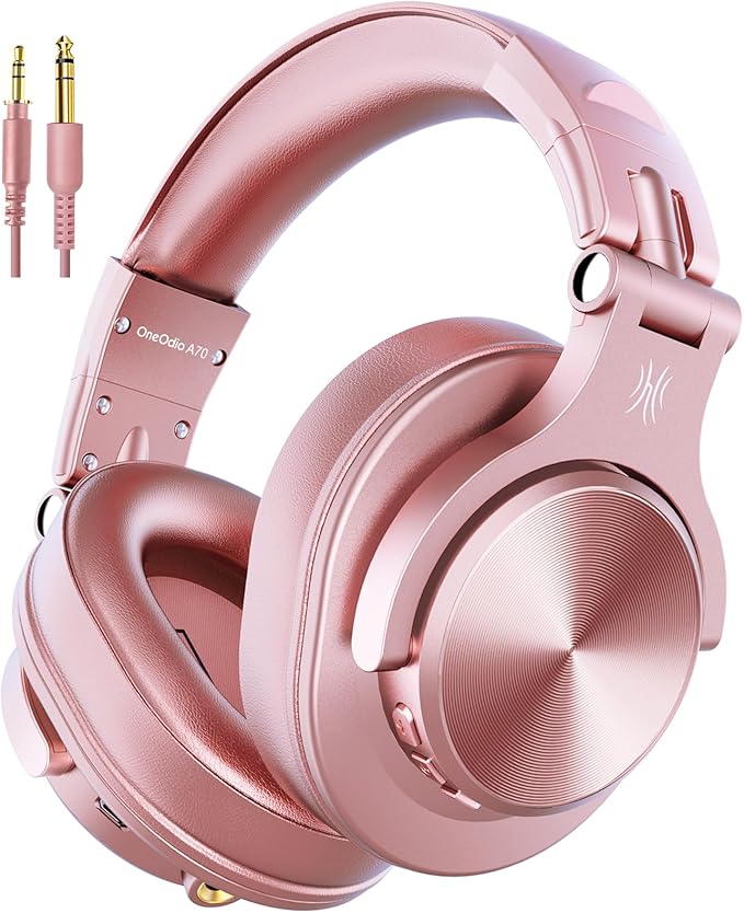 OneOdio A70 Bluetooth Over Ear Headphones, Wireless Headphones w/ 72H Playtime by OneOdio