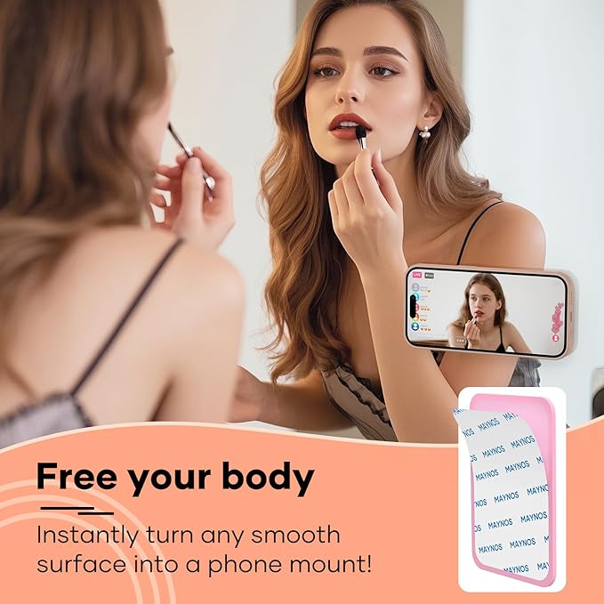 Silicone Phone Sticky Grip, Suction Phone Case Mount - Image 3