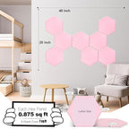 Mollywell Hexagon Acoustic Panels, High Density, Soundproofing, Decorative - Image 4