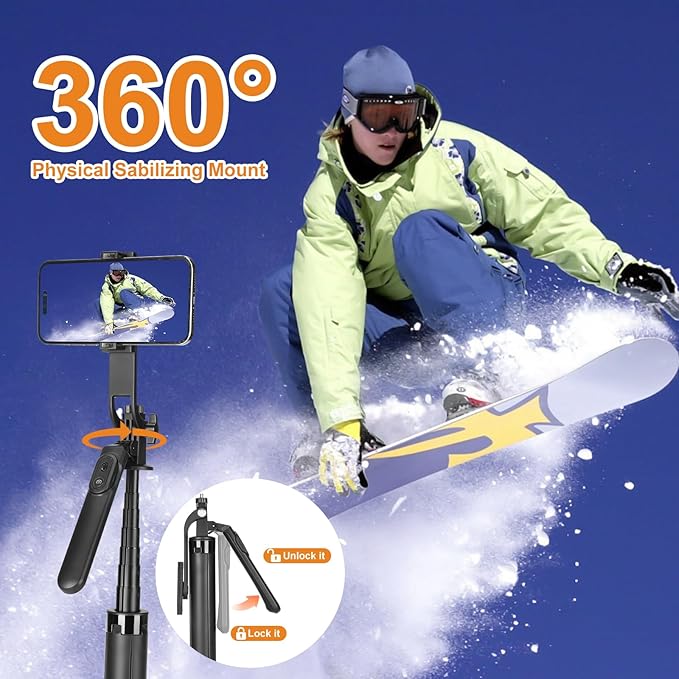 70inch Selfie Stick Phone Tripod - Image 2