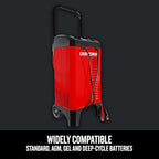 CRAFTSMAN Wheeled Manual 6A Car Battery Charger and 175A Engine Starter - Image 3