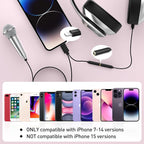 2PCS Mini Microphone for iPhone iPad Small ASMR Tiny Microphone for Voice Video - Image 4