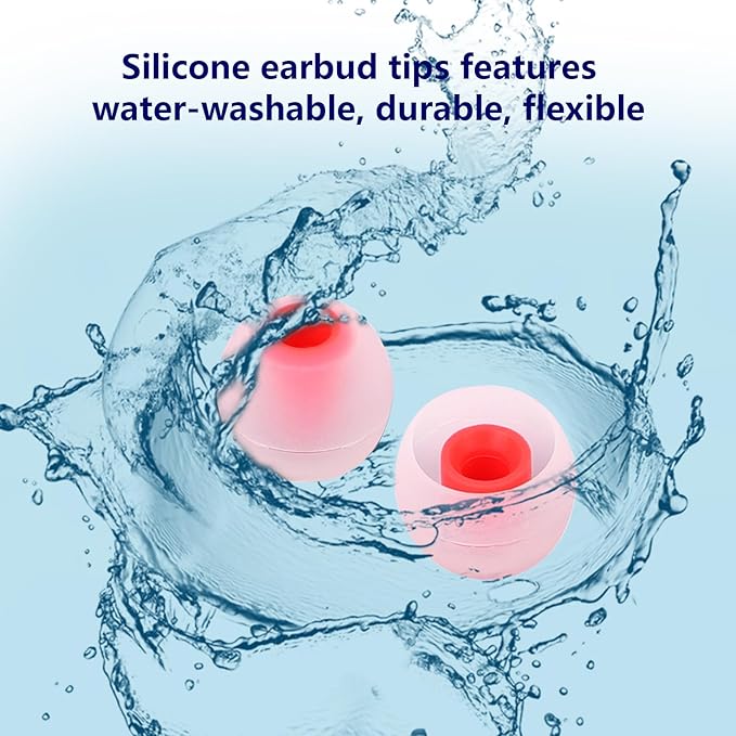 Silicone Replacement Earbud Tips Earbud Covers Ear Tips Fit - Image 5