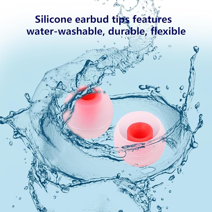 Earbud Replacement Tips Silicone Earbud Tips Earbud Covers Fit - Image 5