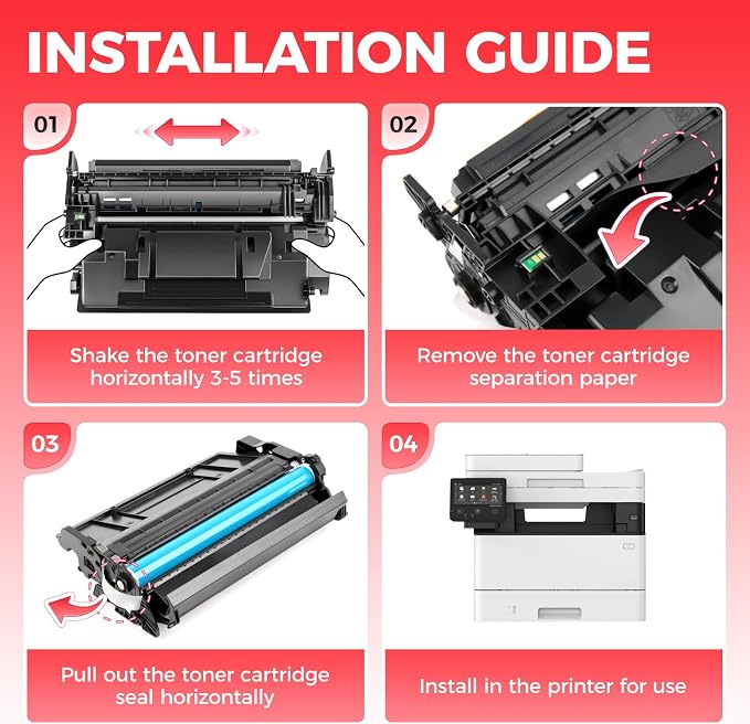 T08 T08L Black High Capacity Toner Cartridge 1-Pack - Image 4