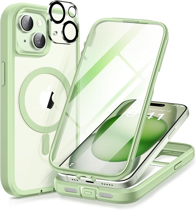 Magnetic for iPhone 15 Case, Compatible by TIESZEN