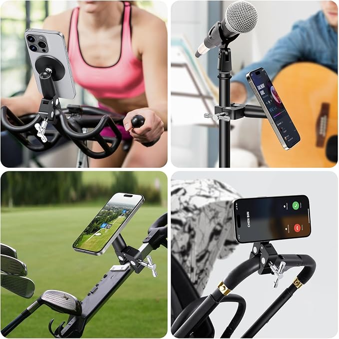 elitehood Magnetic Phone Clamp Mount, Adjustable Phone Holder - Image 5