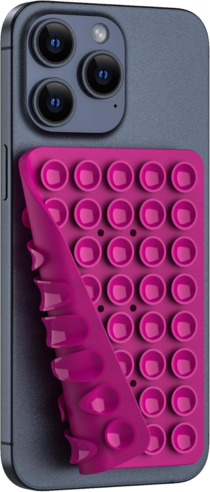 Silicone Double Sided Suction Phone Case Mount, Detachable Hands Free & Strong - Image 2