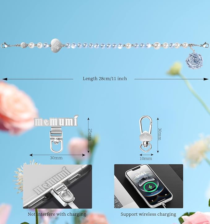 memumi Universal Phone Wrist Strap, Hand wristlet Strap - Image 6
