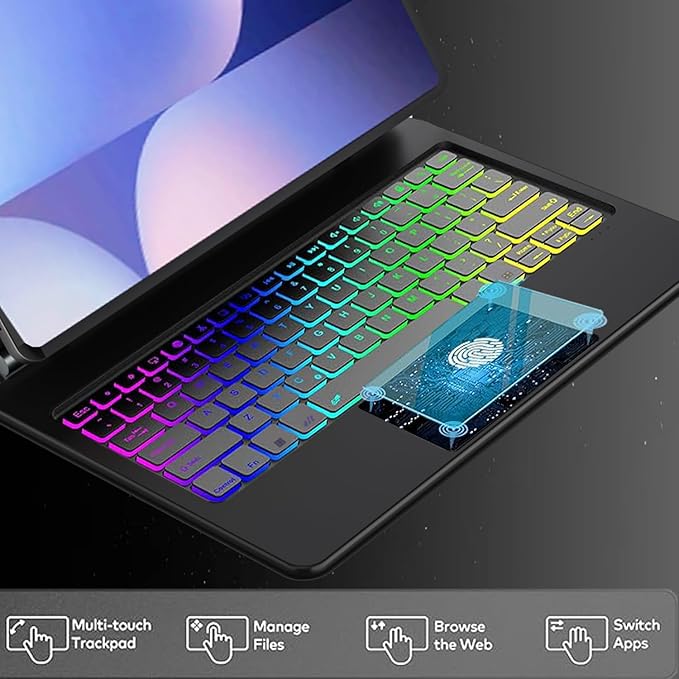 Magic Keyboard Case for Samsung Galaxy Tab S10+ Plus/S9+ Plus/S9 FE+ Plus/S8+ - Image 5