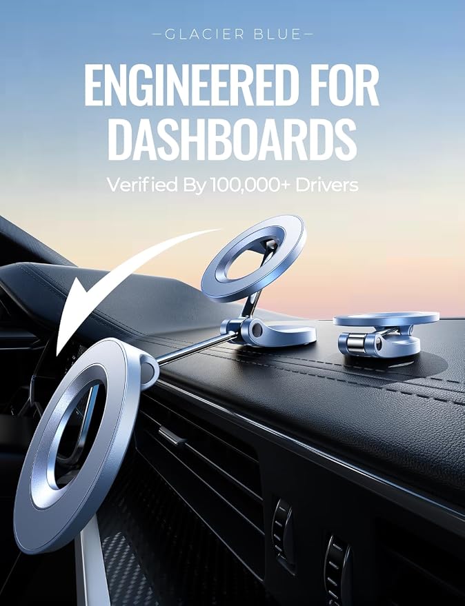 LISEN for Magsafe Car Mount, Magnetic Phone Holder for Car, Car Accessories for - Image 2
