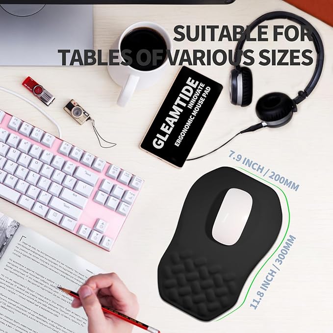 Ergonomic Raised Mouse Pad Wrist Support - Image 5