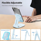 DEERLAMN Cell Phone Stand for Desk, Height Adjustable Cell Phone Holder - Image 4