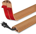 Floor Cord Cover for Wires on Floor Self Adhesive Cord Hider Floor Cable by EYAYEN