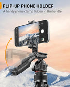 Perlegear Camera Tripod, 60″ Portable and Height-Adjustable, Travel Tripod - Image 3
