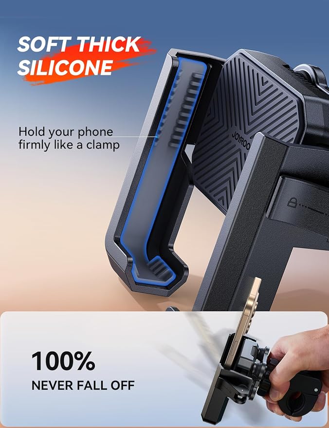 JOYROOM Motorcycle Phone Mount Holder - Image 4