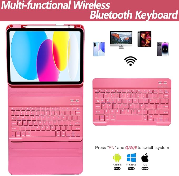 Keyboard Case for iPad 11th 10th Generation - Image 3