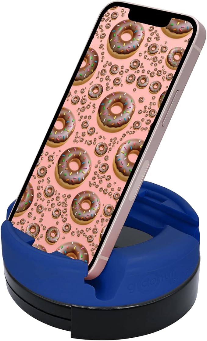 GoDonut – Phone Stand 360 Swivel – Cell Phone Holder + iPad Stand Desk Organizer by GoDonut