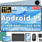 Android 15 Tablet, 11 inch Tablet by QDDQ