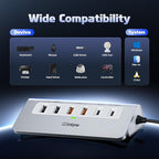 USB C Hub 10Gbps, 9-in-1 USB 3.2 Hub - Image 8