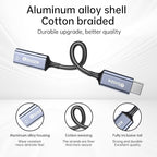 USB C to Lightning Audio Adapter, USB Type C Male to Lightning Female Headphone - Image 3
