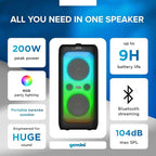 Gemini 200W Portable Bluetooth Party Speaker - Image 4