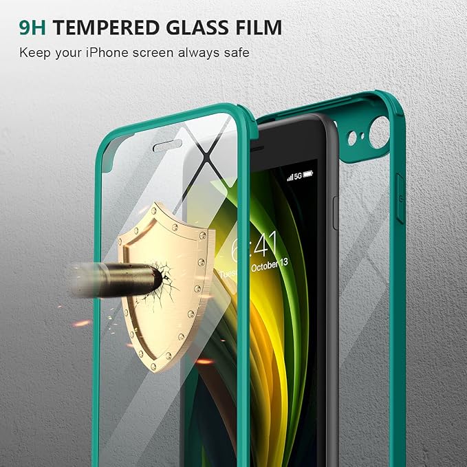 Miracase for iPhone SE Phone Case 3rd/2nd Generation 2022 2020 Full-Body - Image 3