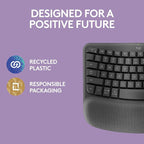 Logitech Wave Keys Wireless Ergonomic Keyboard - Image 9