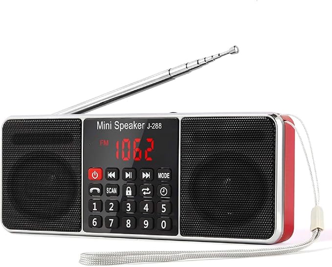 PRUNUS J-288 Portable Radio AM FM Radio by PRUNUS