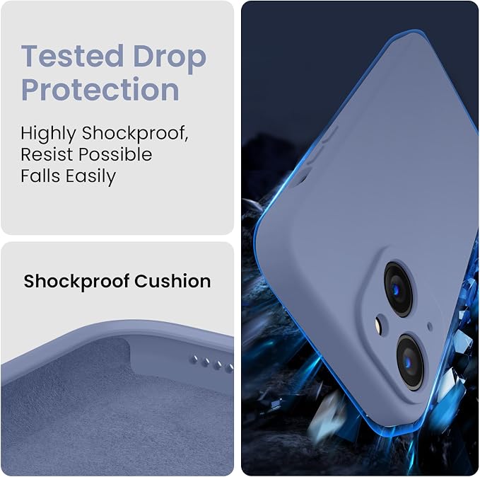 FireNova Designed for iPhone 15 Plus Case, Silicone Case with, Soft - Image 4