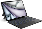 Detachable Keyboard Case for Apple iPad Pro 11 inch 2024: Wireless Backlit by edaiser