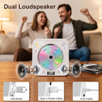 Gueray CD Player Portable Bluetooth Desktop CD Player - Image 5