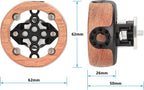CAMVATE Round Hand Wheel with M6 Rosette Mount - Image 2