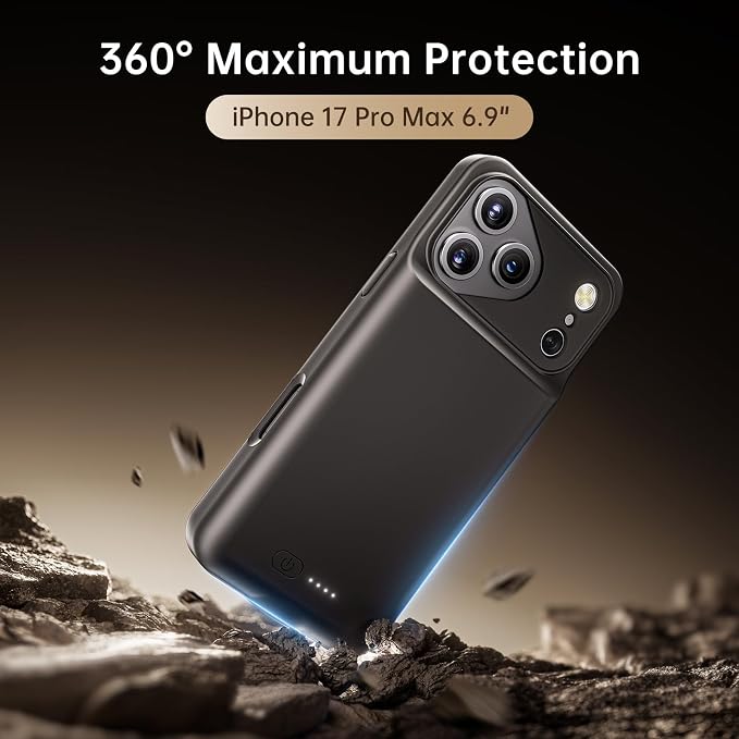 Battery Case for iPhone 17 Pro Max, Charging Case Charger 8500mAh Ultra-Slim - Image 5