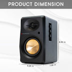 Prosonic BT30 Active Powered Bluetooth Bookshelf Speakers, Studio Monitor - Image 7