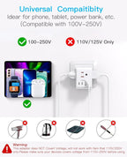 2 Pack Australia New Zealand Power Plug Adapter, Australia Travel Adapter - Image 5