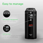 APC UPS Back-UPS Pro 1500VA UPS, 900W Battery Backup & Surge Protector - Image 3