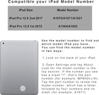 iPad pro 12.9 case with Keyboard 2017 2nd 2015 1st Generation, 360 Rotatable - Image 2