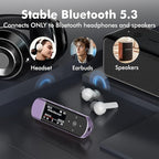 RUIZU 64GB USB MP3 Player with Bluetooth 5.3, Clip Jam Portable Music Player - Image 2