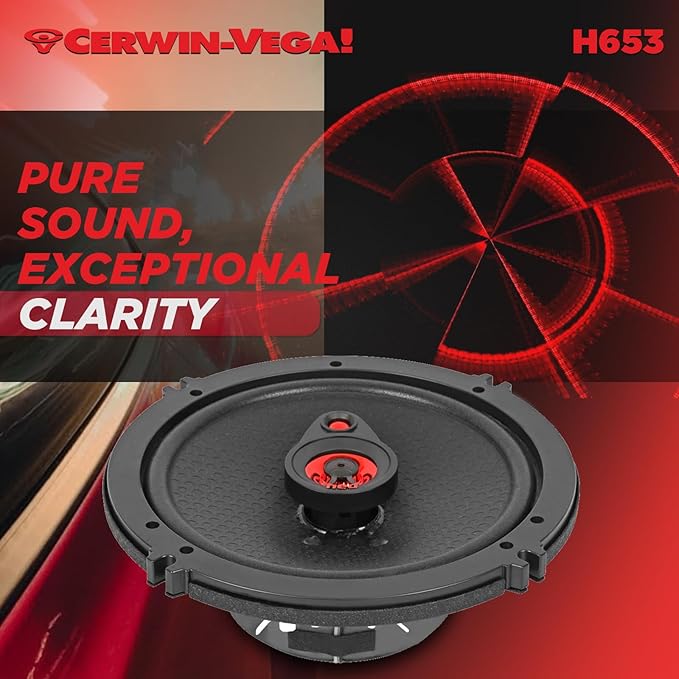 CERWIN-VEGA! HED 2025 Edition – 6.5” 3-Way Coaxial Full Range Speaker System - Image 6