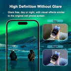 Blue Light Screen Protector for iPhone 14 Pro*2 Pack + 2 Pack Camera Lens - Image 4