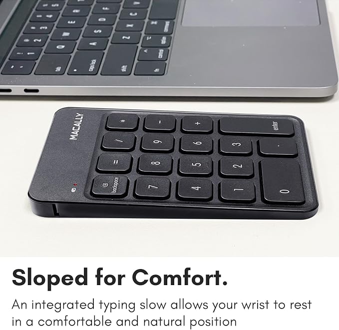 Macally Wireless Number Pad | Numeric Keypad | Wireless 10 Key - Image 3