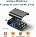 USB to USB C Adapter, USB-C Male to USB3.0 Female Adapter Thunderbolt 3 OTG - Image 3