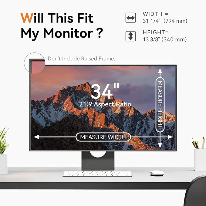 34 Inch Computer Privacy Screen - Image 6