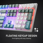 iRocks K74R Wireless RGB Illuminated Mechanical Gaming Keyboard, Hot-Swappable - Image 7