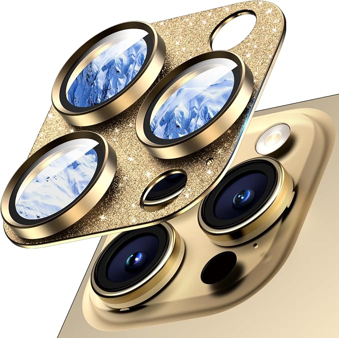 Camera Lens Protector for iPhone 16 Pro Max/16 Pro/15 Pro Max/15 Pro/14 Pro by WumigooProducts