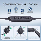 Yealink UH44 Teams Certified USB Wired Headset - Image 6
