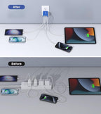 40W USB C Super Fast Charger Cube, 2 Pack PD + QC Charging Block Power Adapter - Image 6
