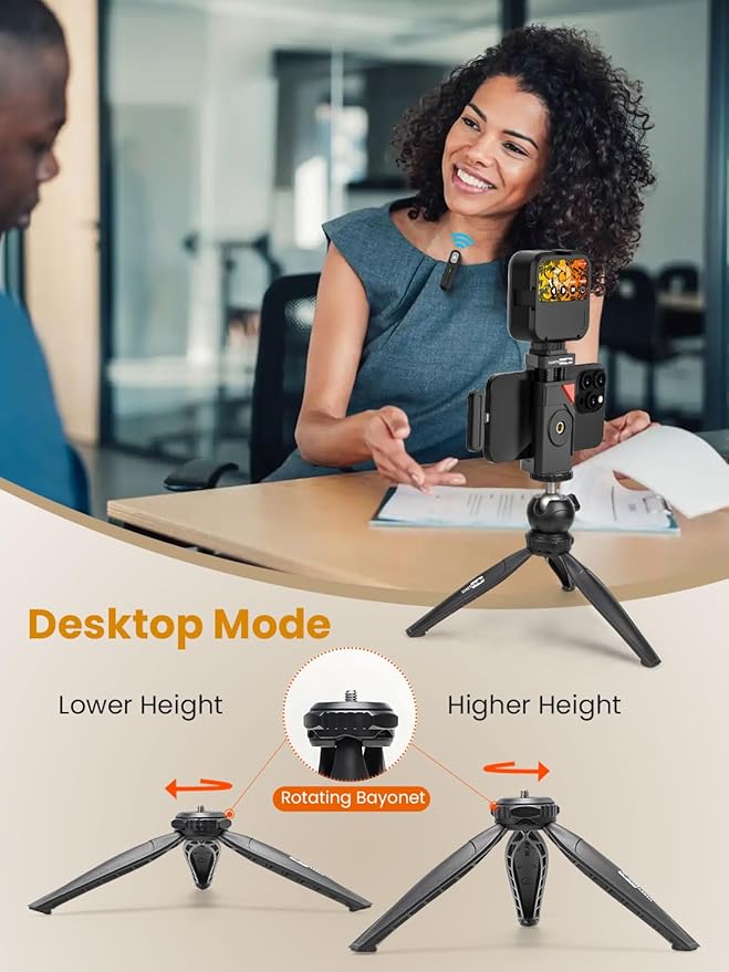 Upgraded Vlogging Kit w/Wireless Lavalier Microphone, YouTube Kit - Image 6