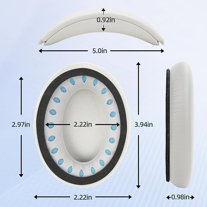 Replacement Earpads and Headband Pad Compatible - Image 8
